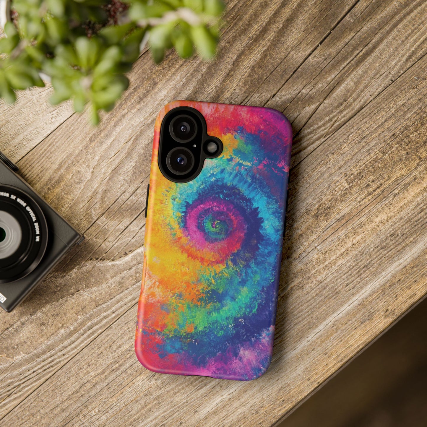 Psychedelic Tie-Dye Swirl Tough Phone Case