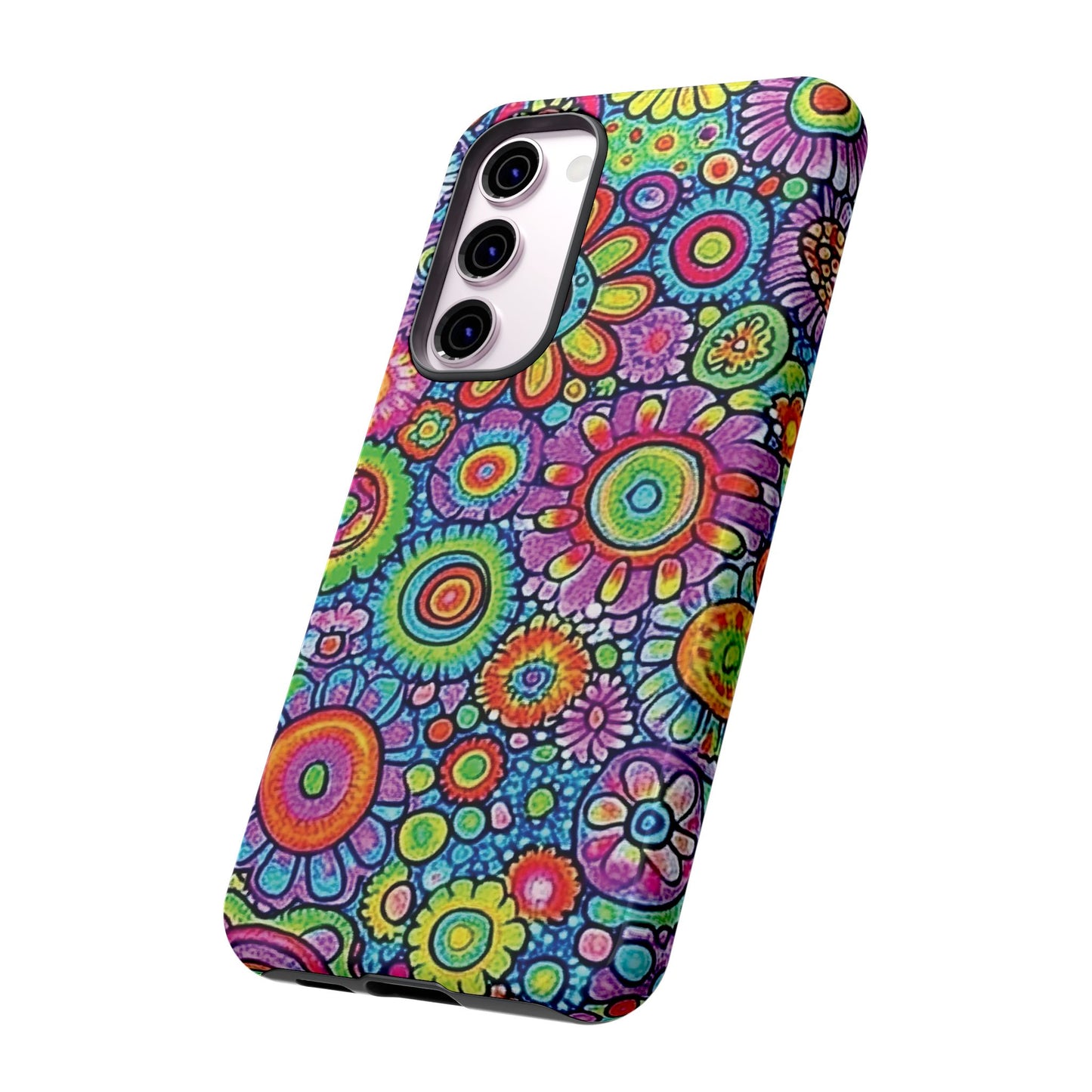 Retro Flower Pop Tough Phone Case