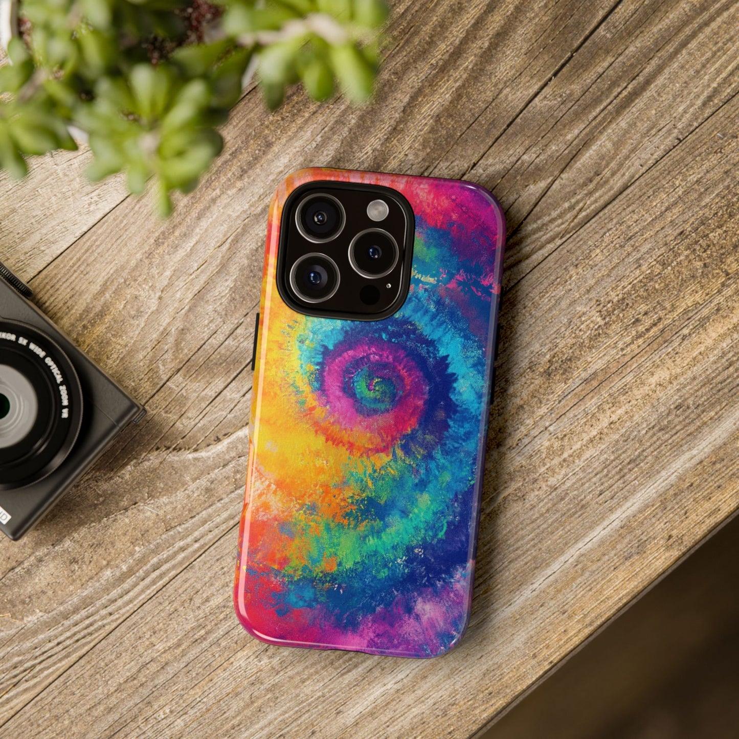 Psychedelic Tie-Dye Swirl Tough Phone Case