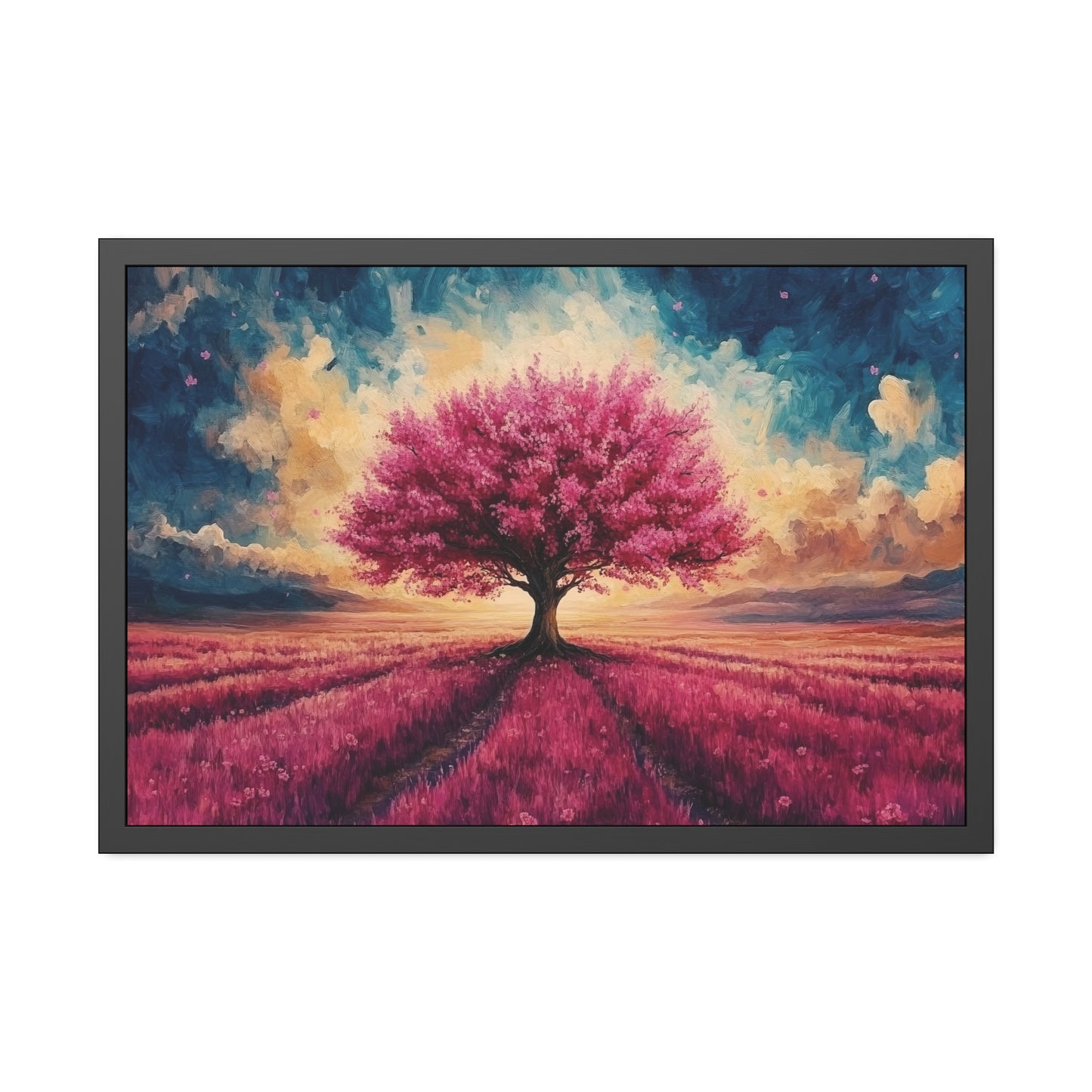 Blossom Horizon Radiant Tree Canvas Art