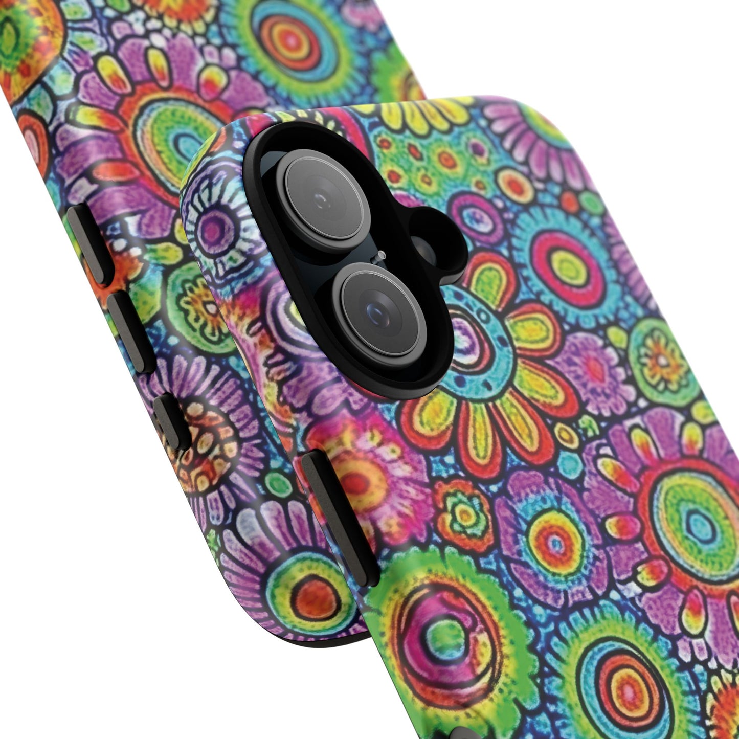 Retro Flower Pop Tough Phone Case