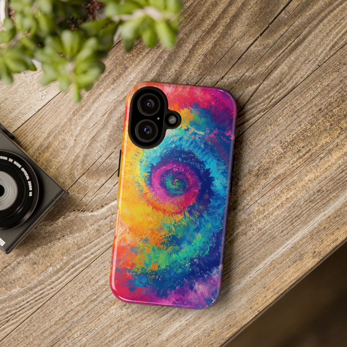 Psychedelic Tie-Dye Swirl Tough Phone Case