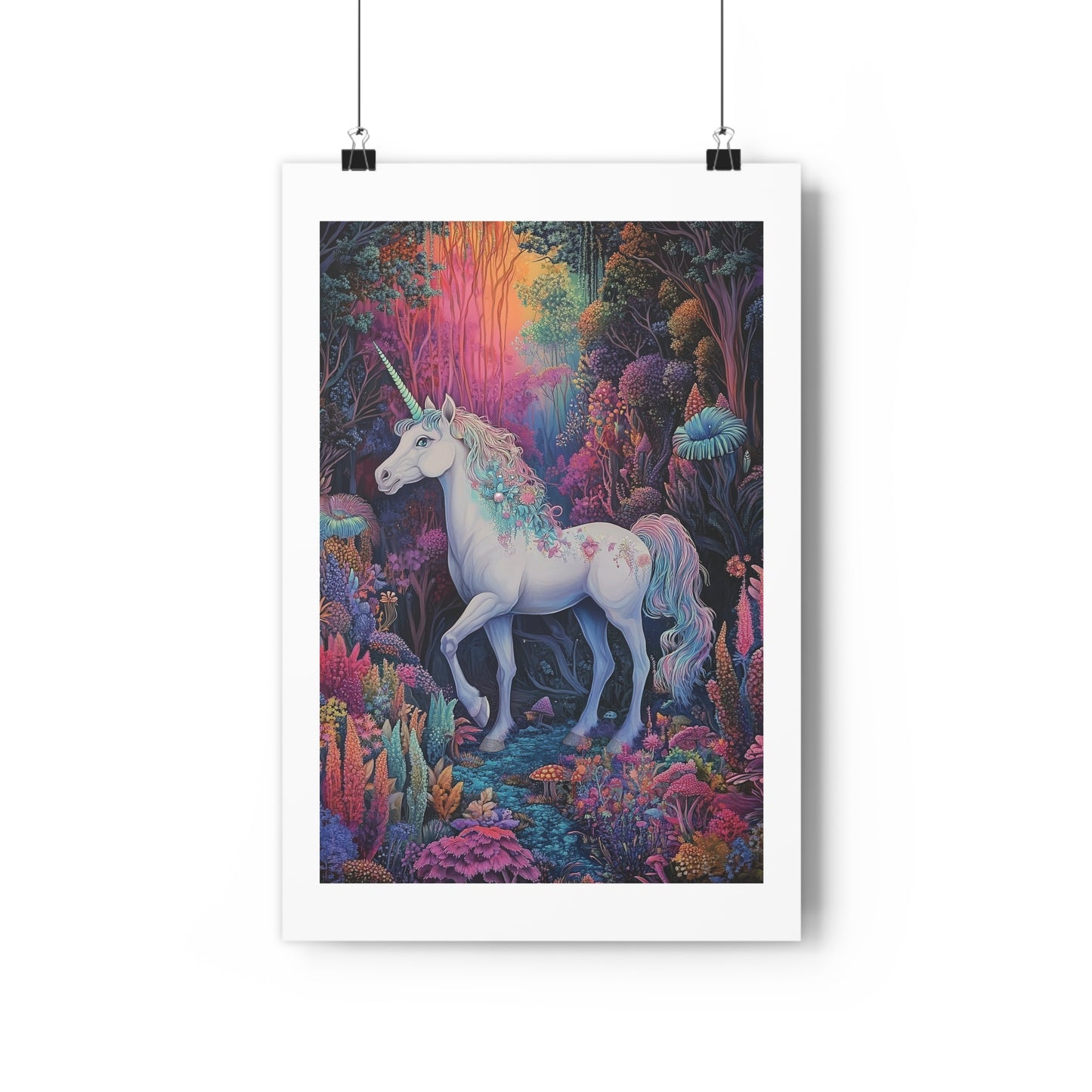 Enchanted Unicorn Art Print