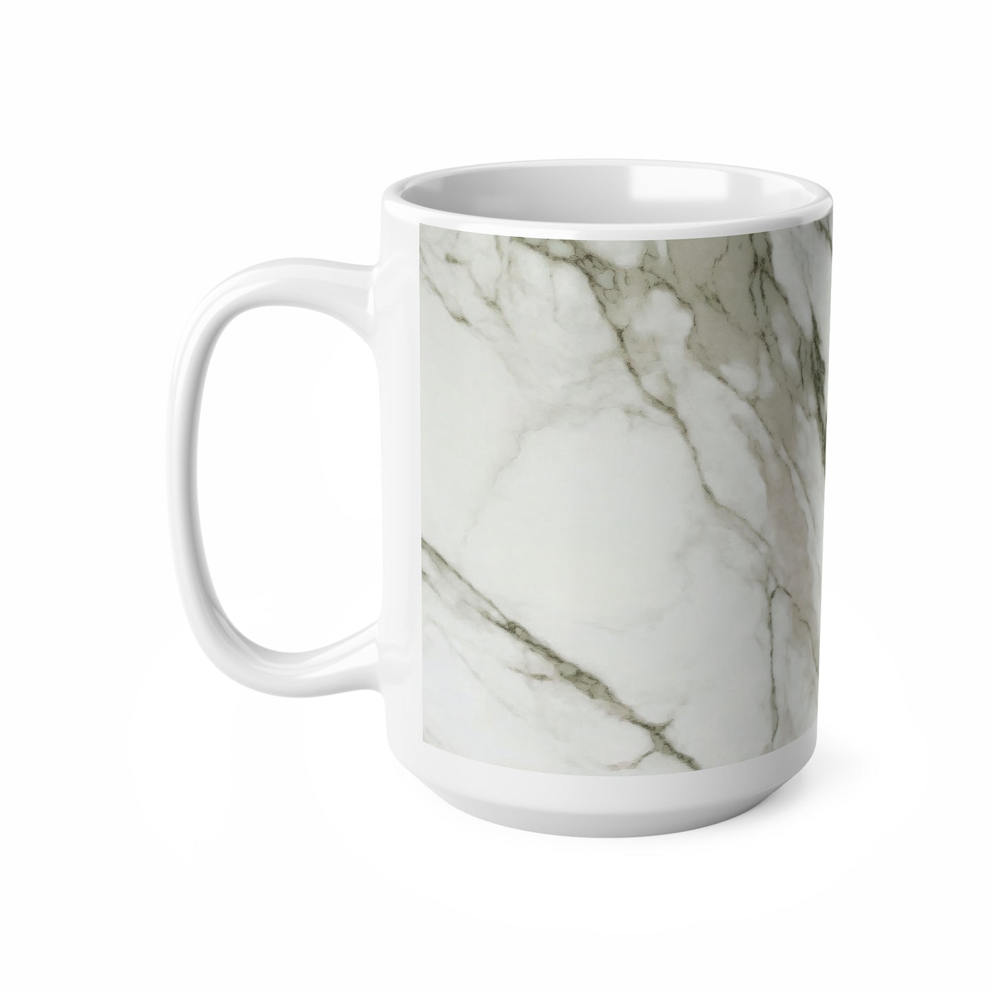 Classic White Marble Design Mug