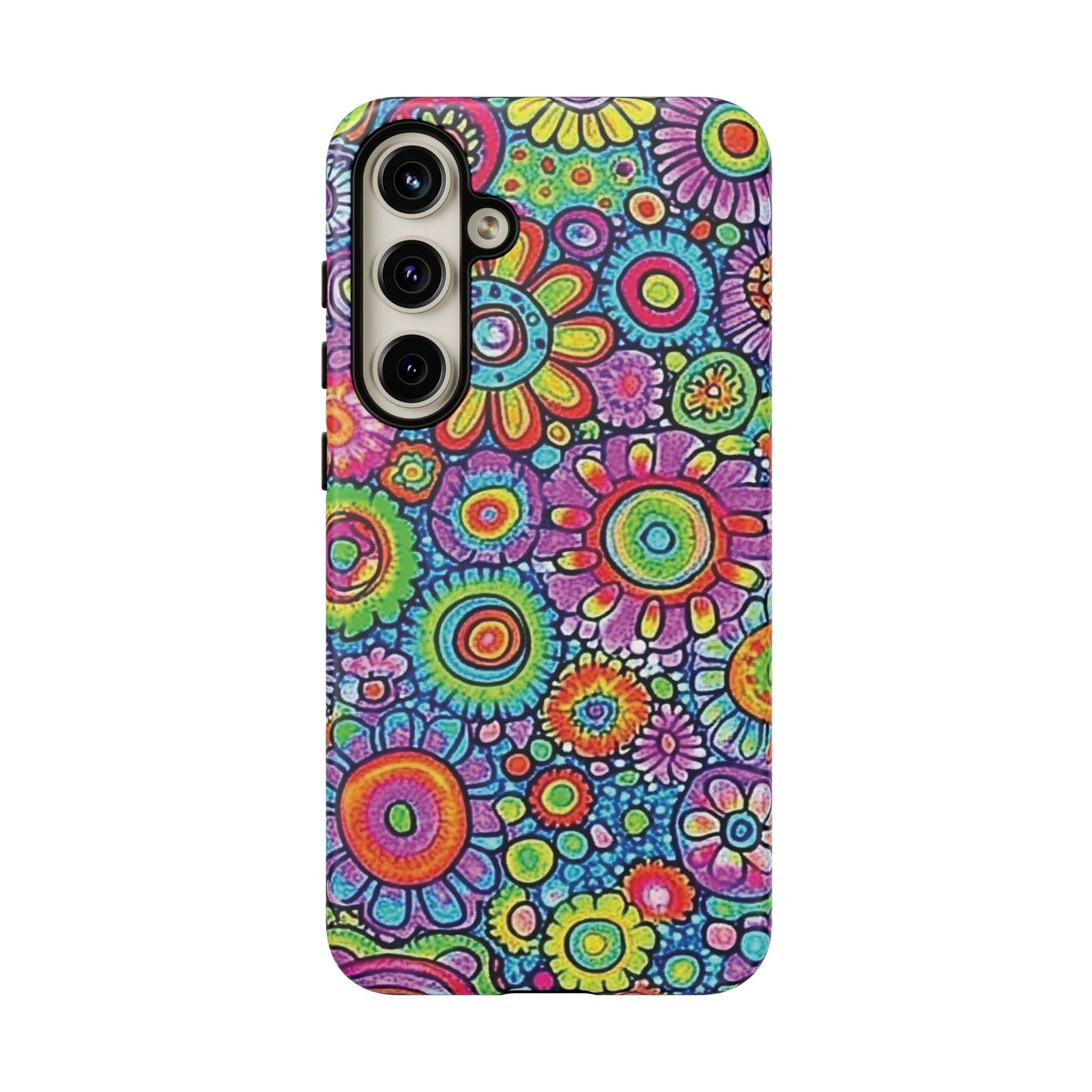 Retro Flower Pop Tough Phone Case