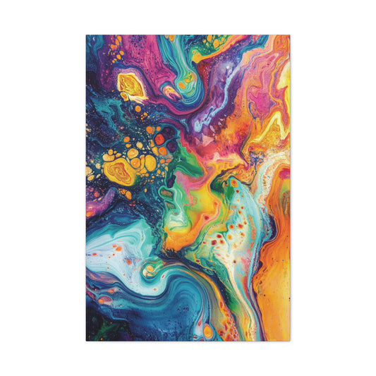 Celestial Vortex Abstract Canvas Art