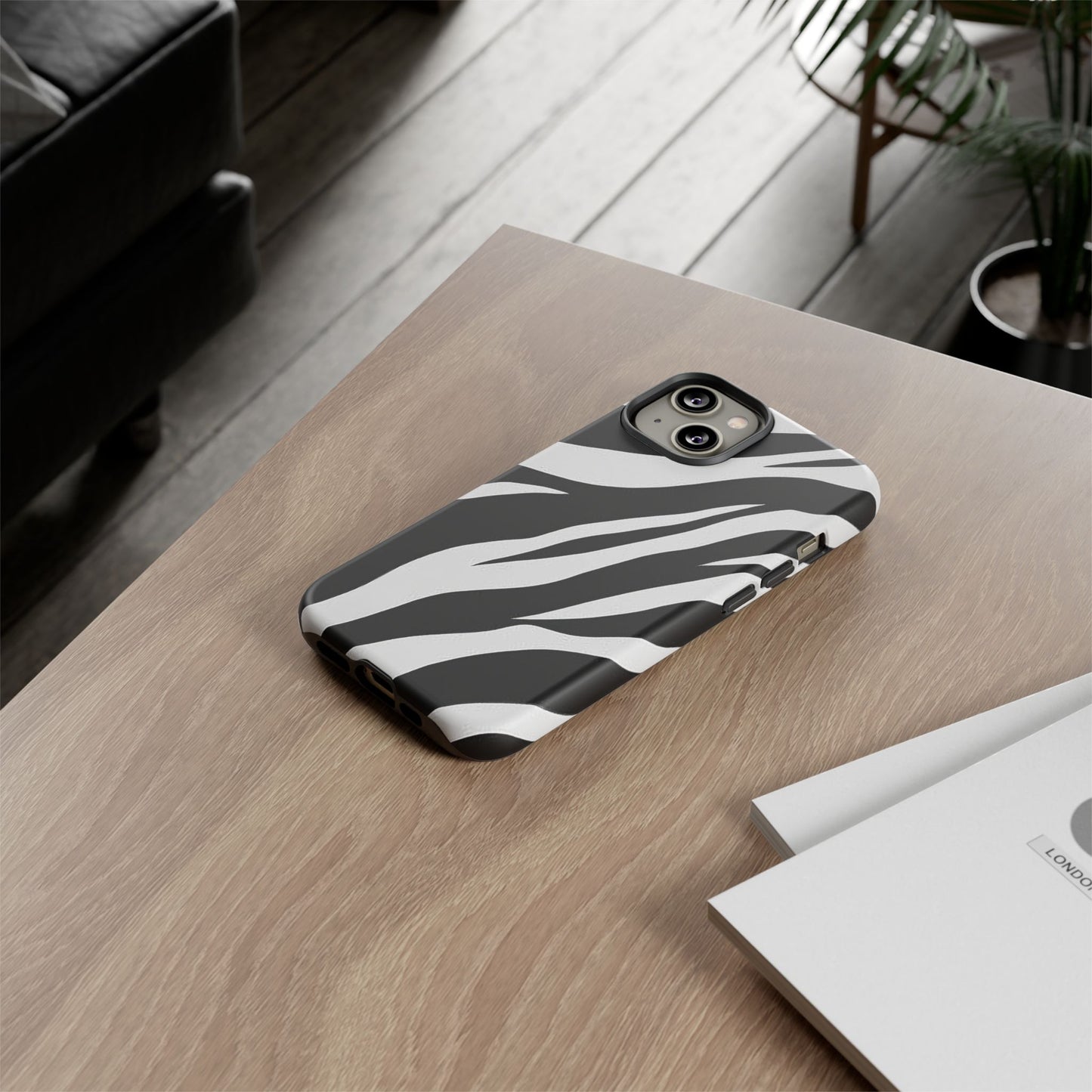 Bold Zebra Print Phone Case