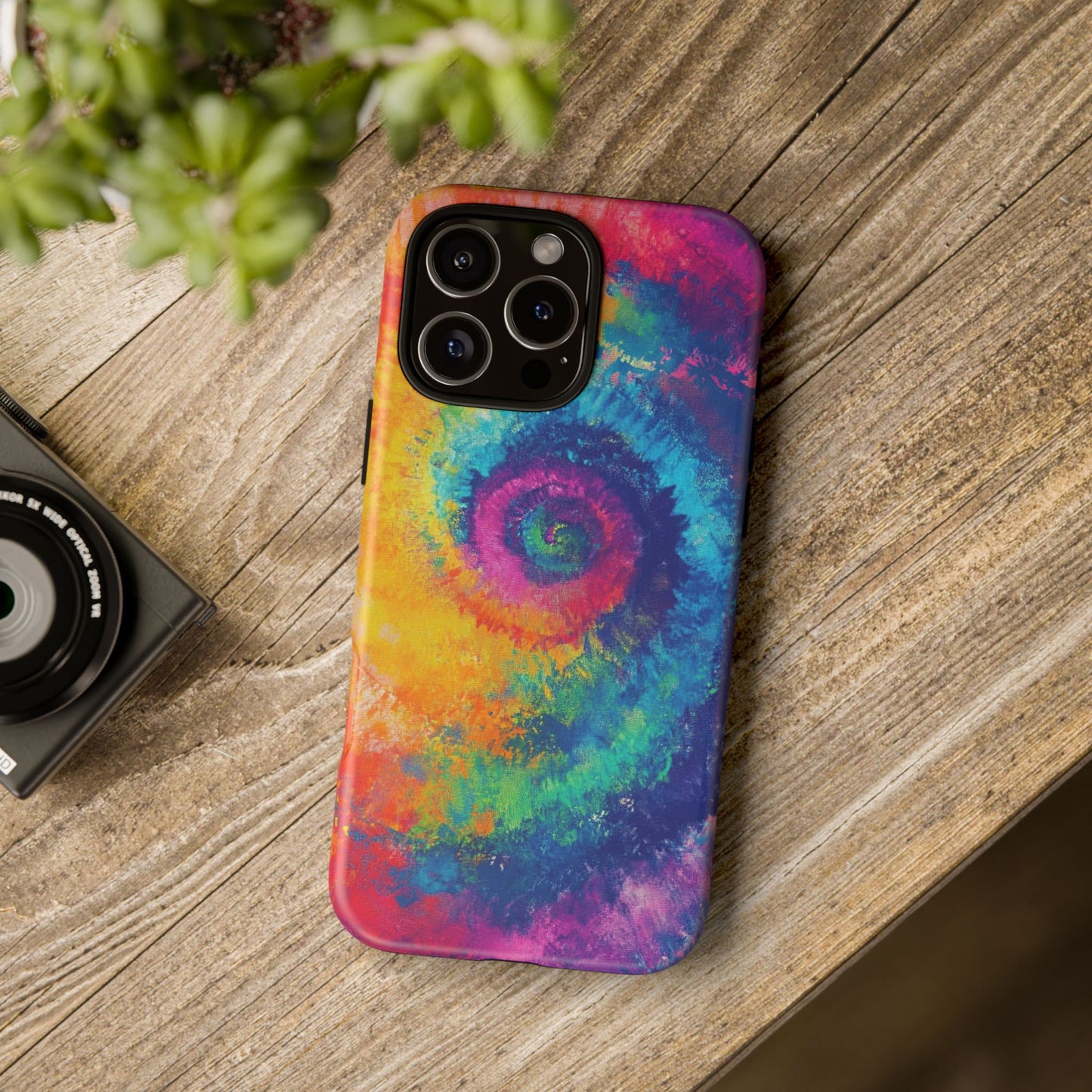 Psychedelic Tie-Dye Swirl Tough Phone Case