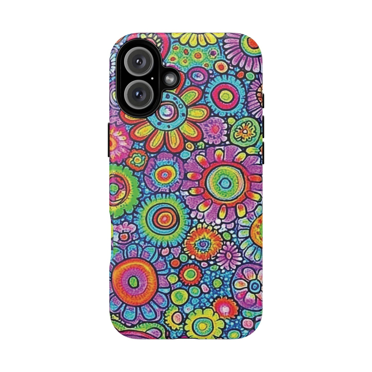 Retro Flower Pop Tough Phone Case