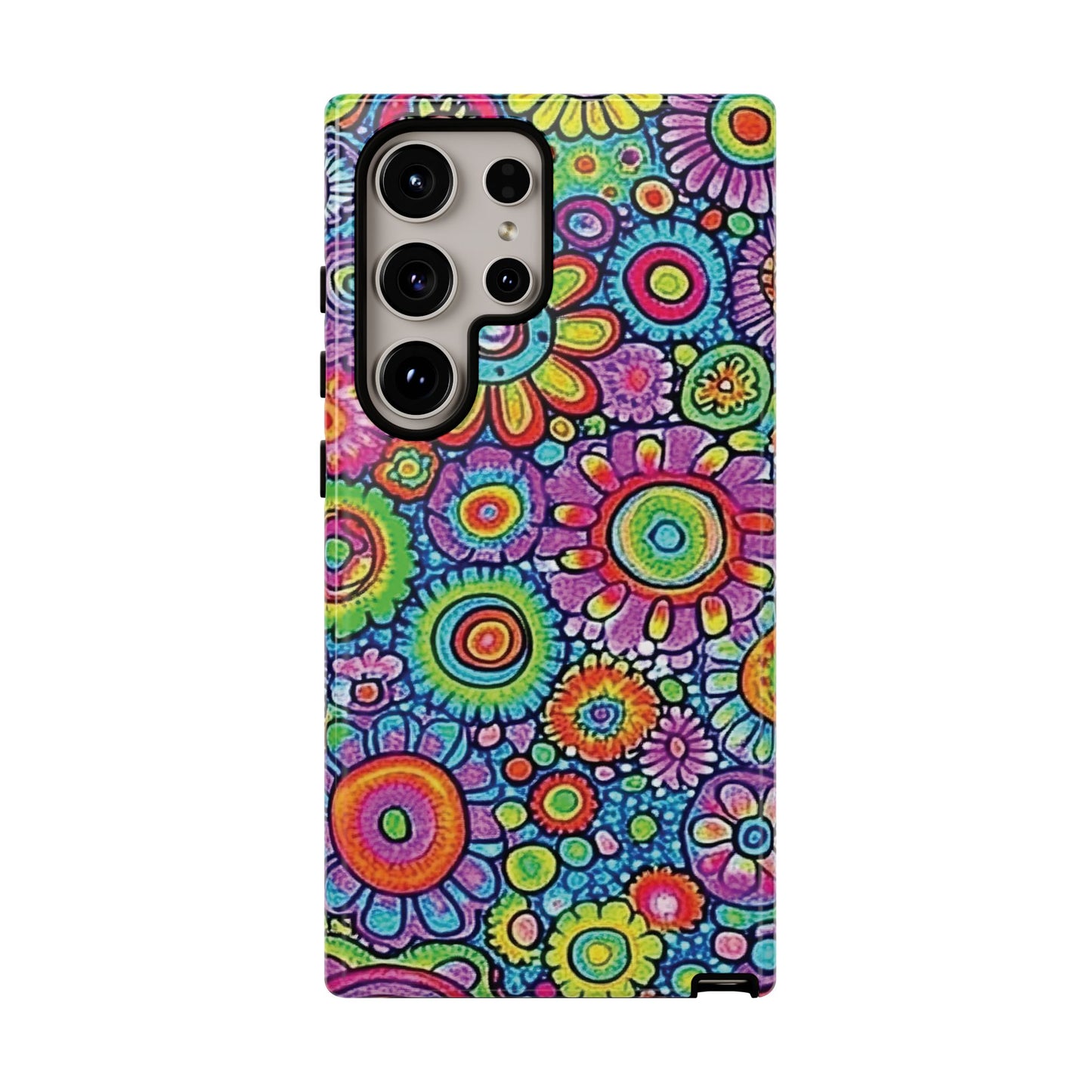 Retro Flower Pop Tough Phone Case