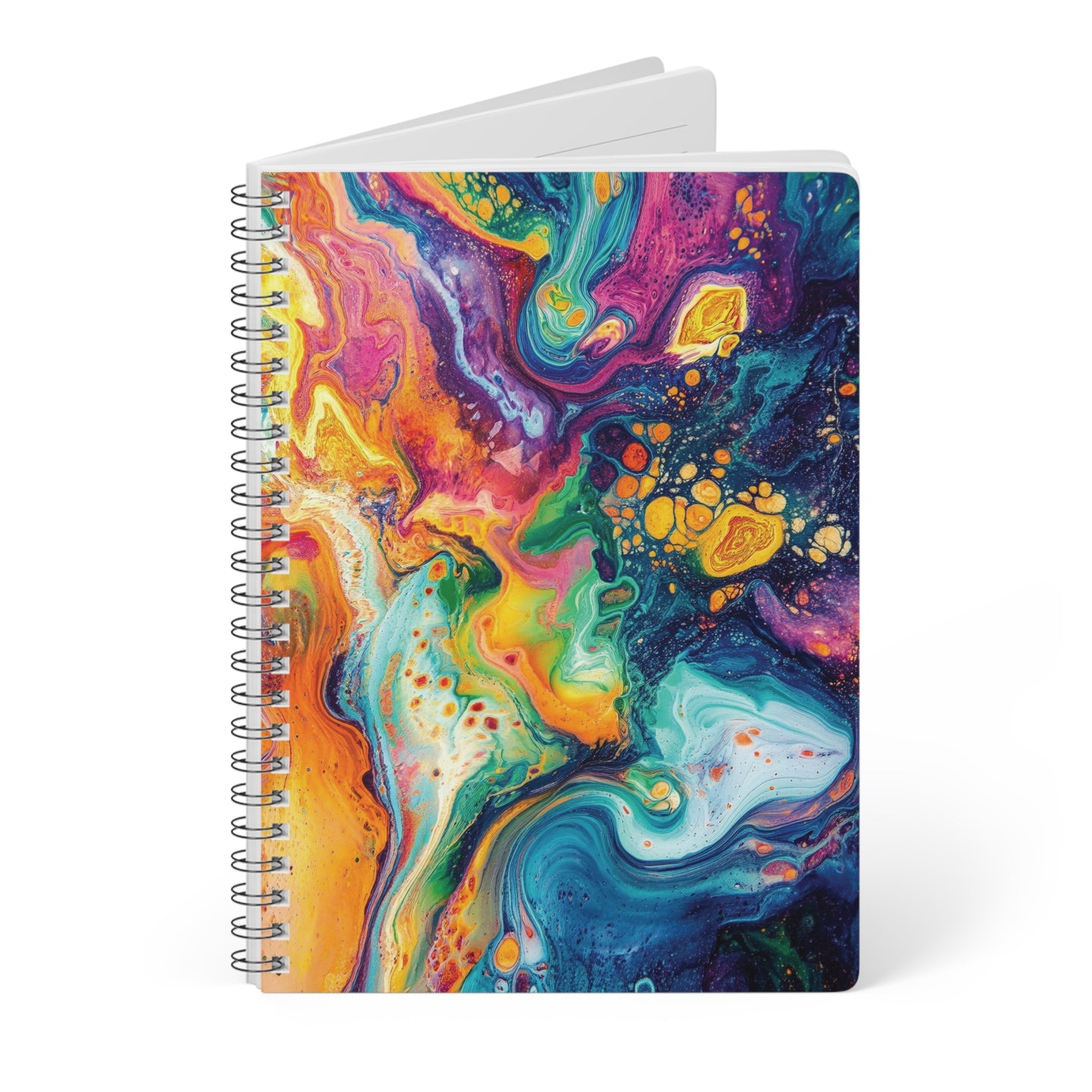 Nebula Drift Abstract Galaxy Notebook