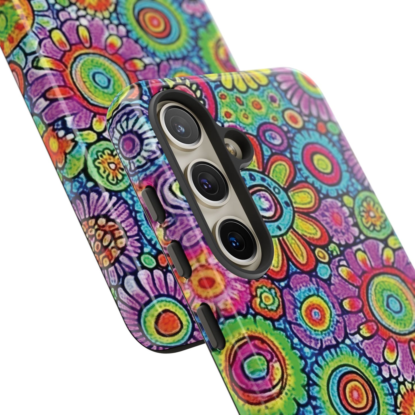 Retro Flower Pop Tough Phone Case