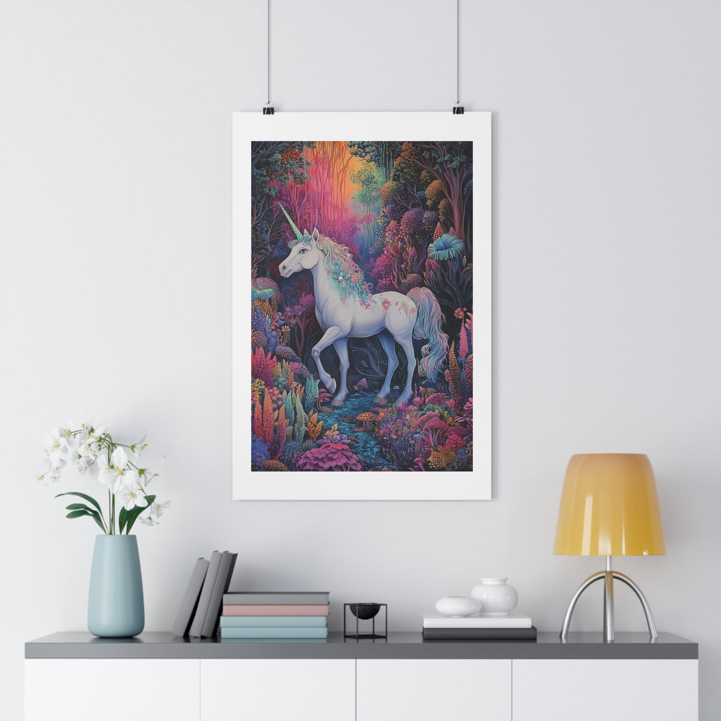 Enchanted Unicorn Art Print