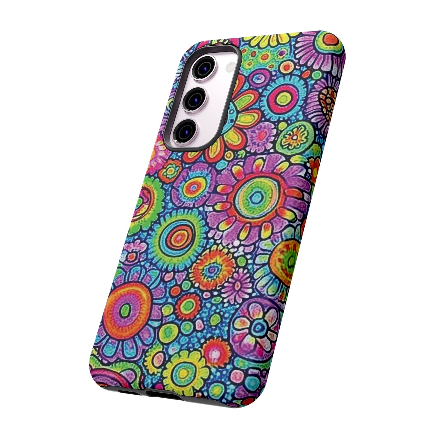 Retro Flower Pop Tough Phone Case