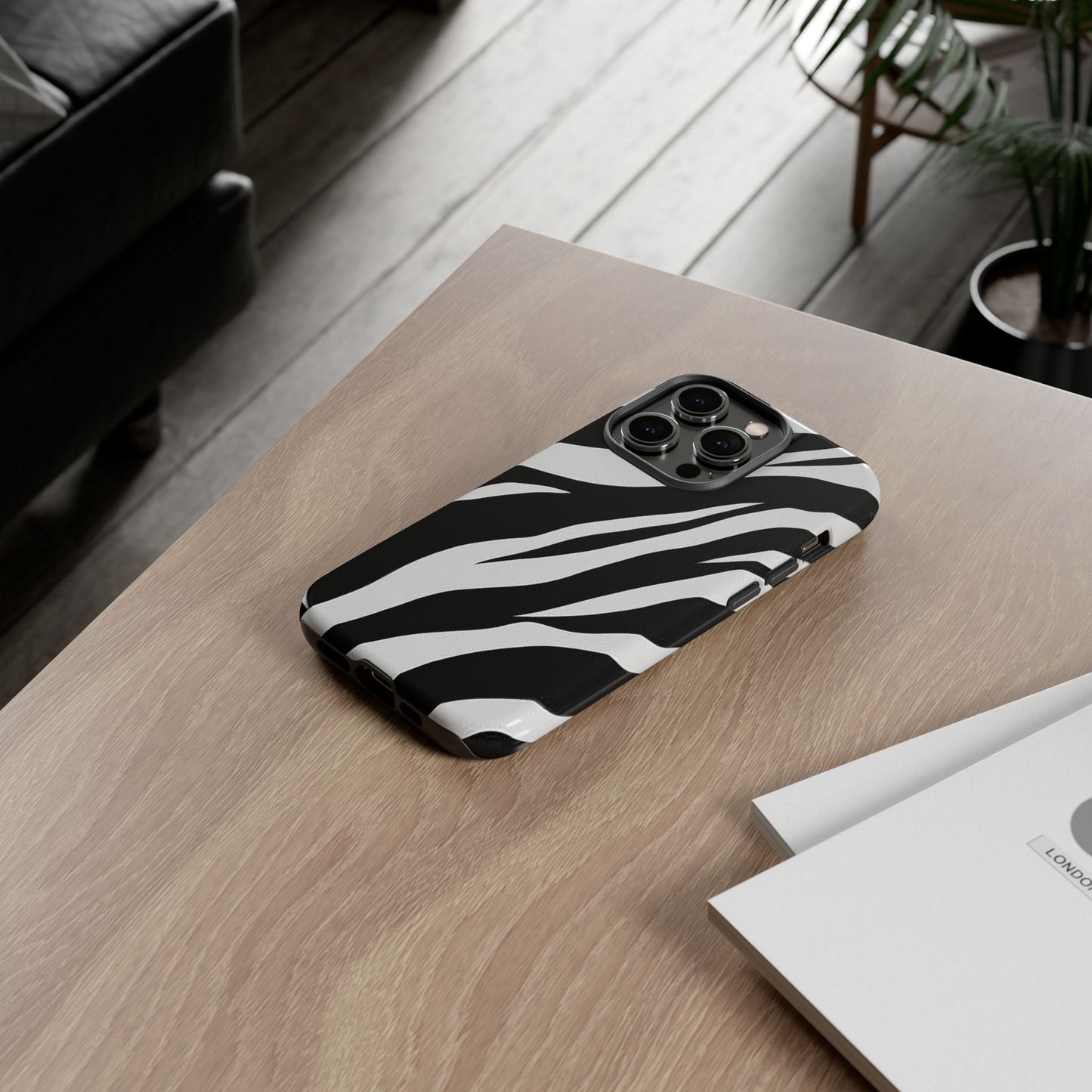 Bold Zebra Print Phone Case