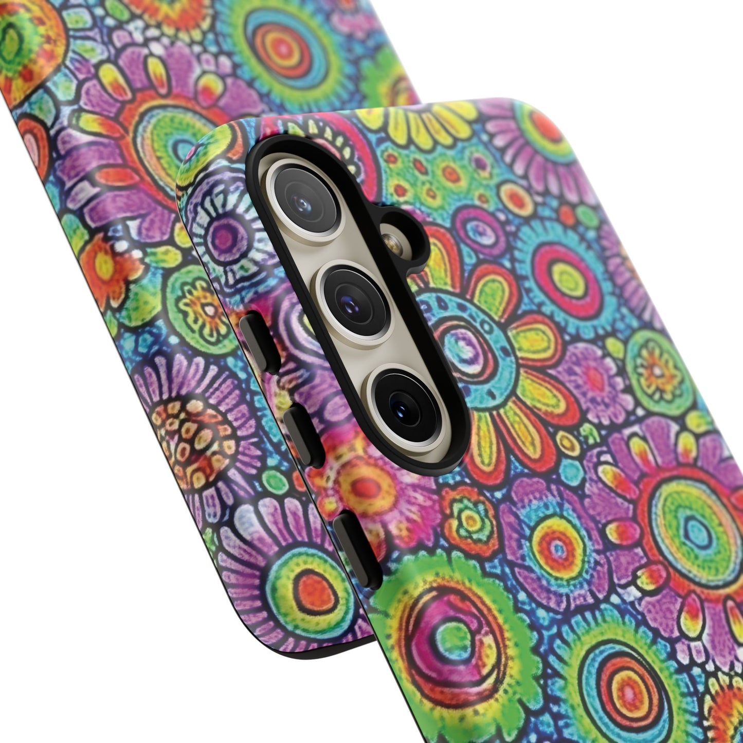 Retro Flower Pop Tough Phone Case