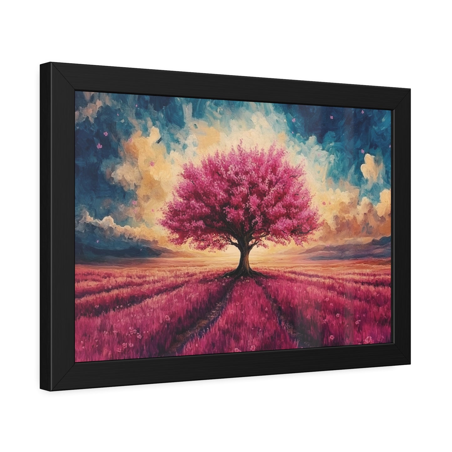 Blossom Horizon Radiant Tree Canvas Art