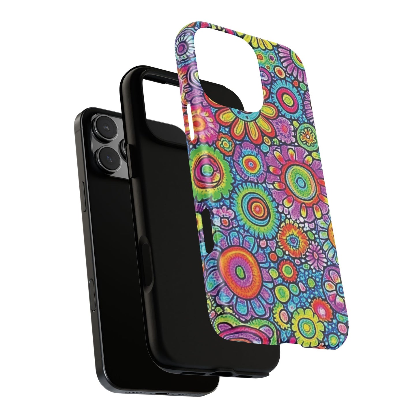 Retro Flower Pop Tough Phone Case