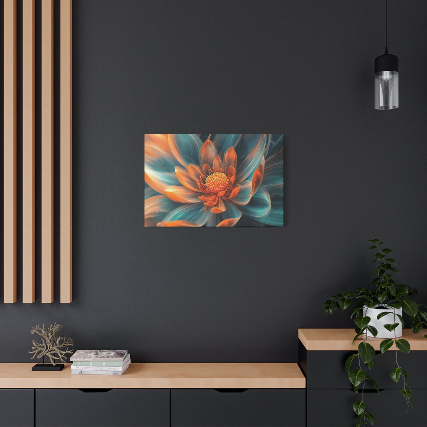 Eternal Bloom Matte Canvas Art