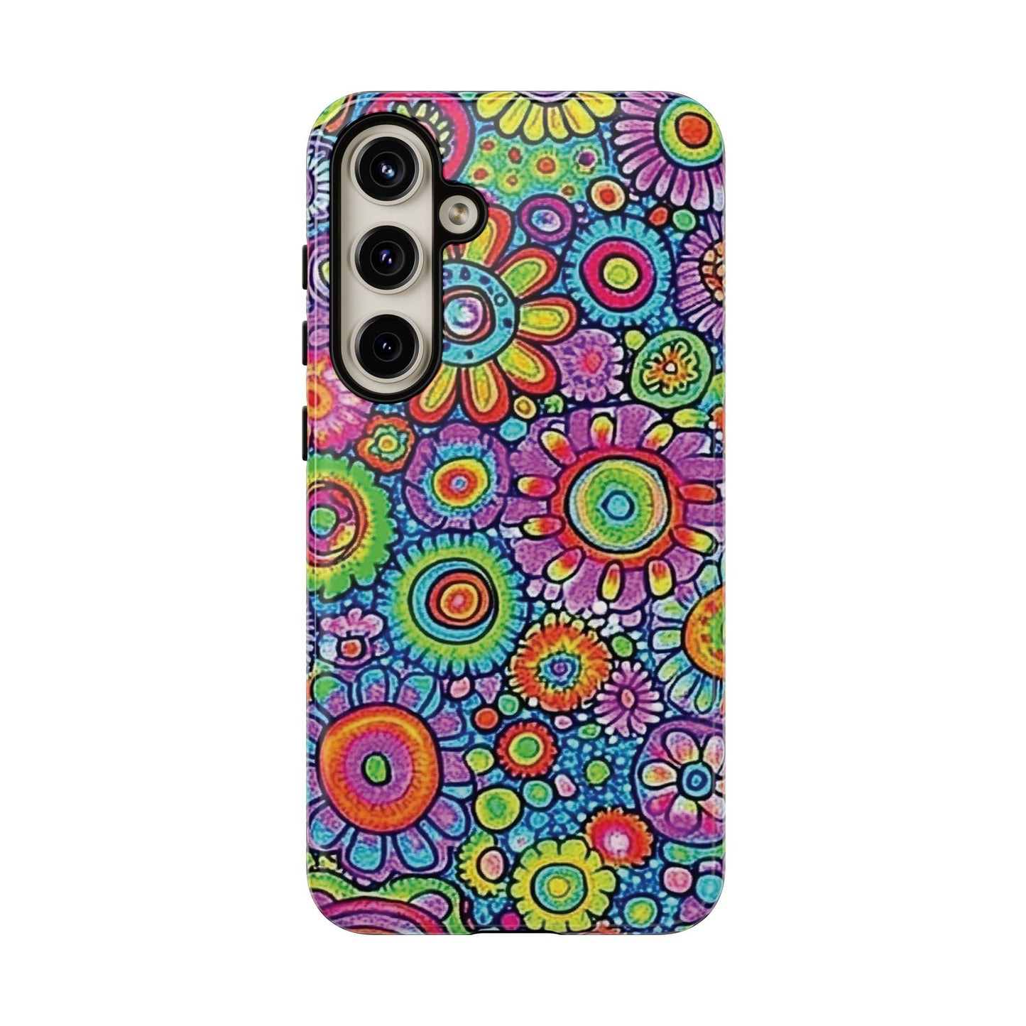 Retro Flower Pop Tough Phone Case