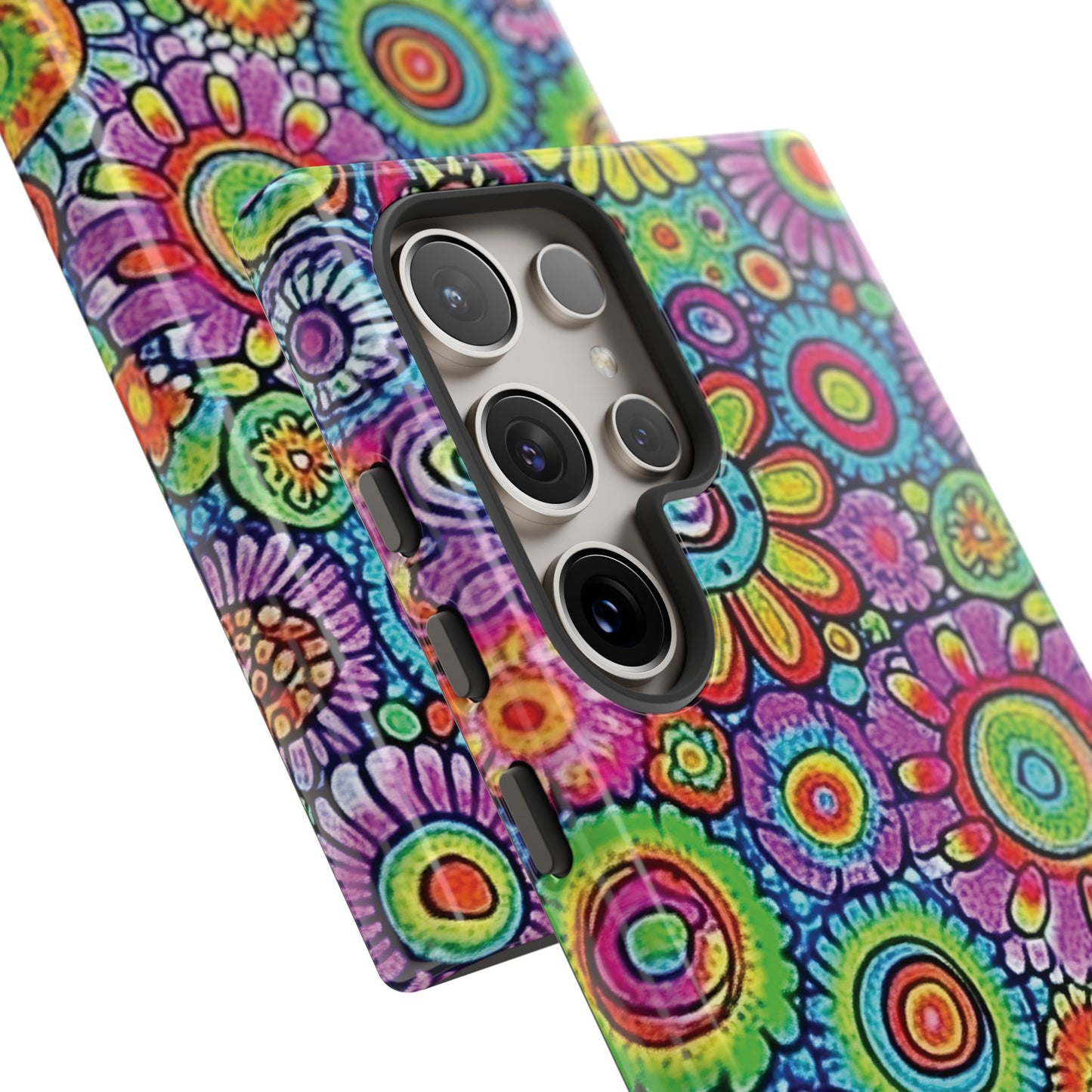 Retro Flower Pop Tough Phone Case