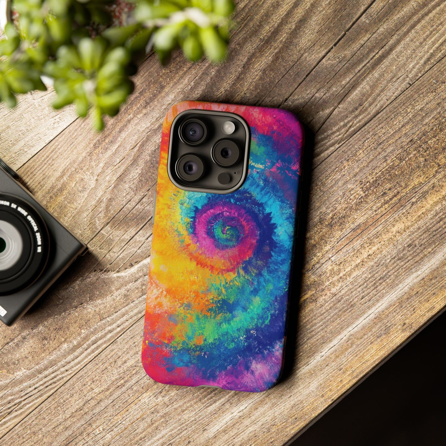 Psychedelic Tie-Dye Swirl Tough Phone Case