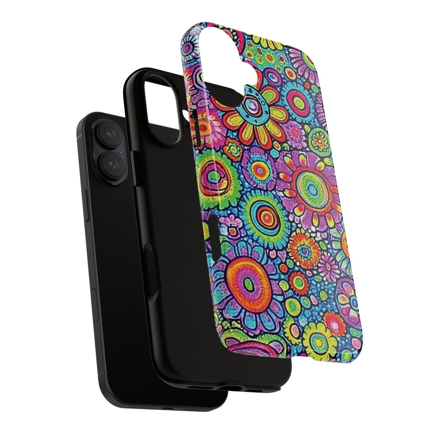 Retro Flower Pop Tough Phone Case