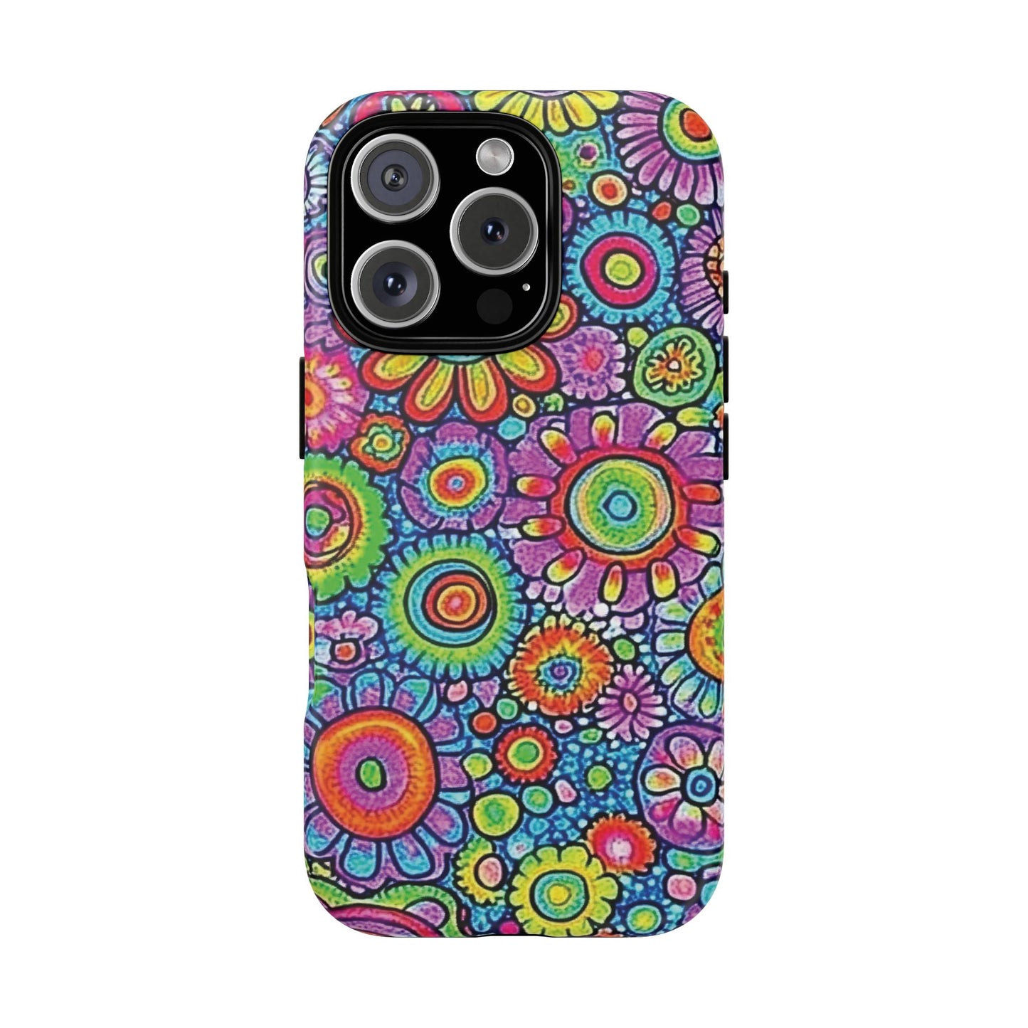 Retro Flower Pop Tough Phone Case