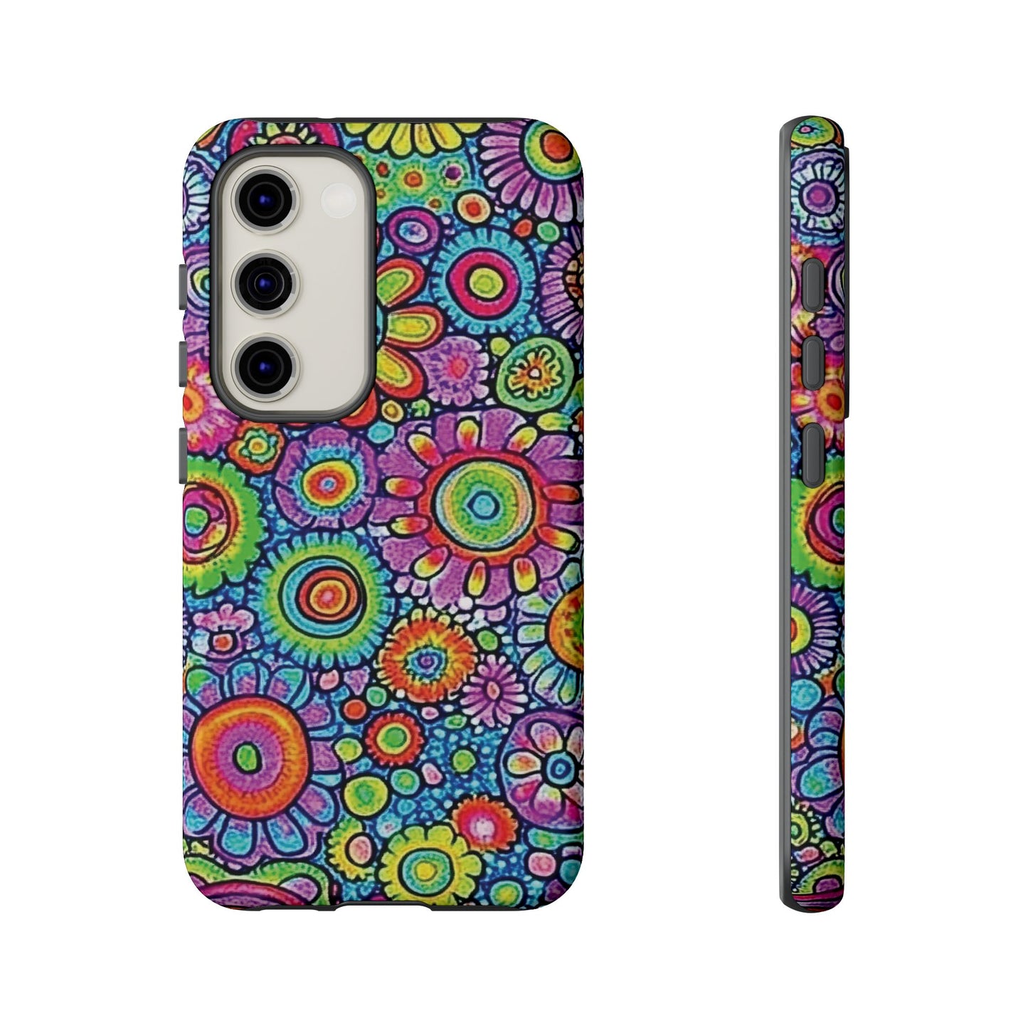 Retro Flower Pop Tough Phone Case