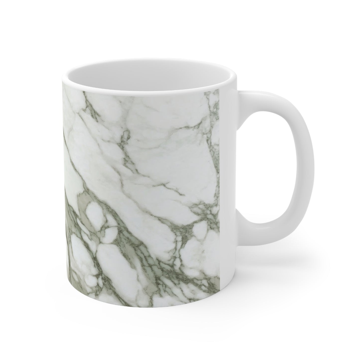 Classic White Marble Design Mug