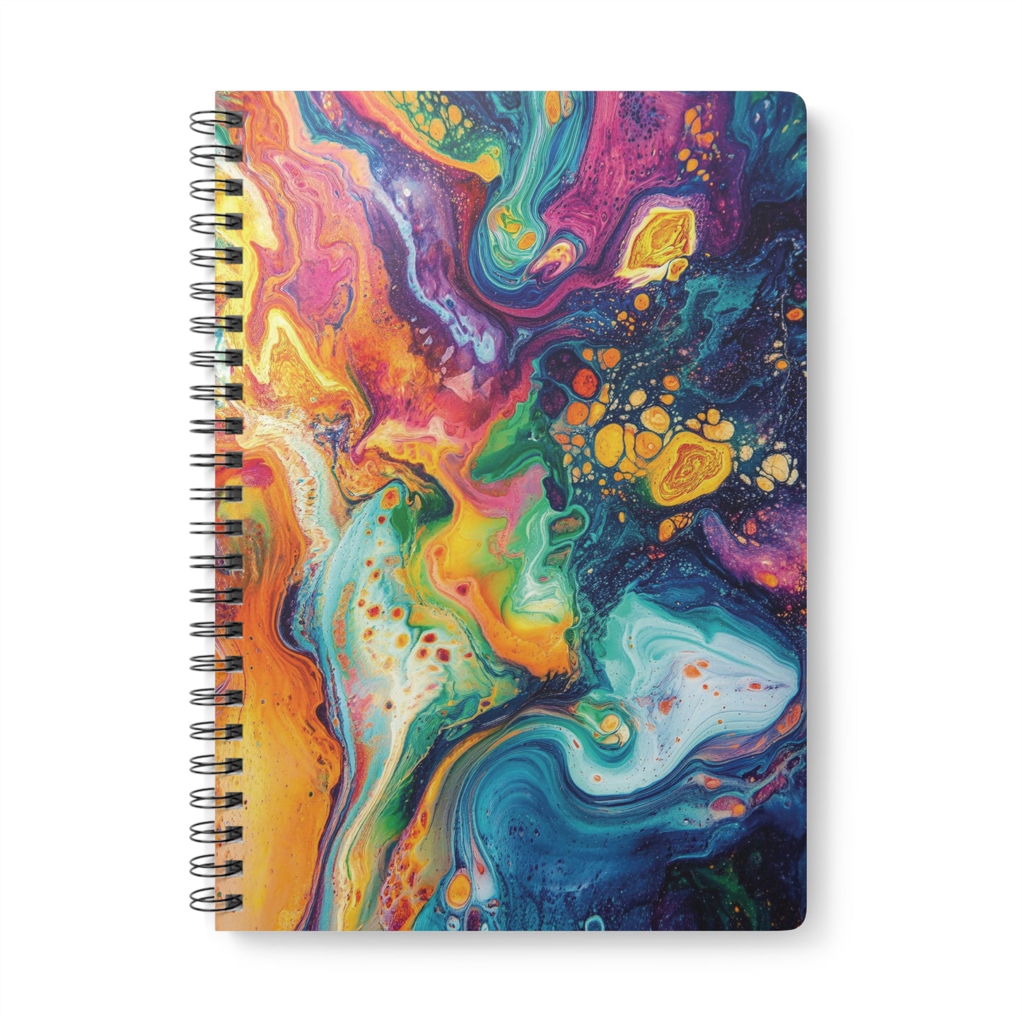 Nebula Drift Abstract Galaxy Notebook