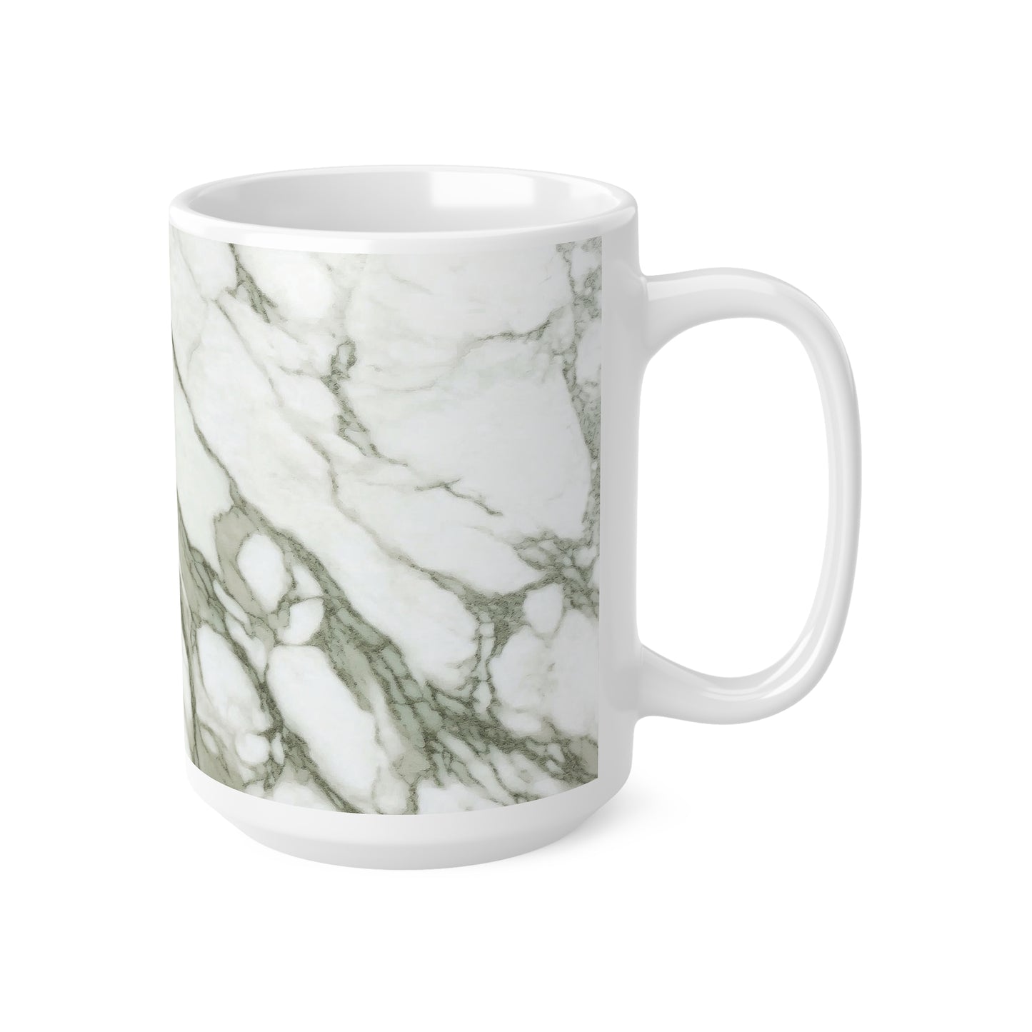 Classic White Marble Design Mug