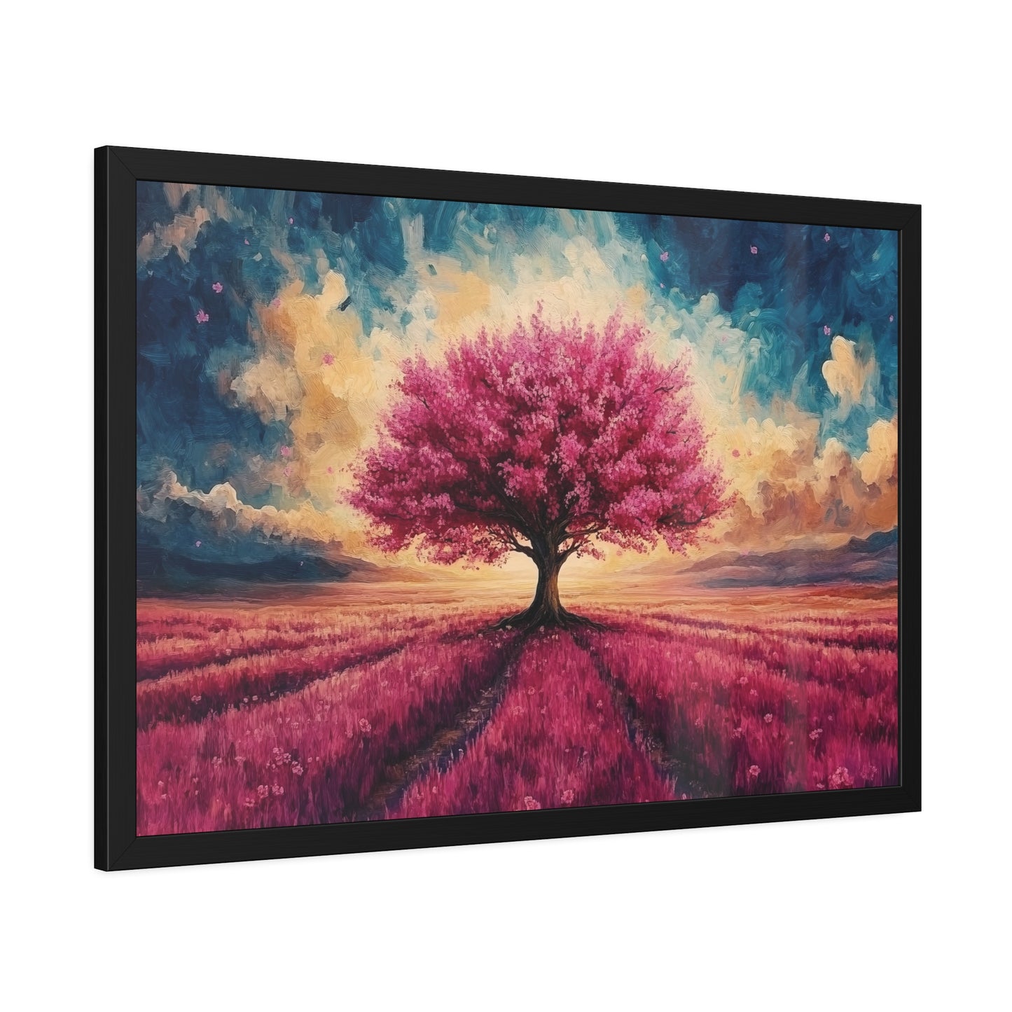 Blossom Horizon Radiant Tree Canvas Art