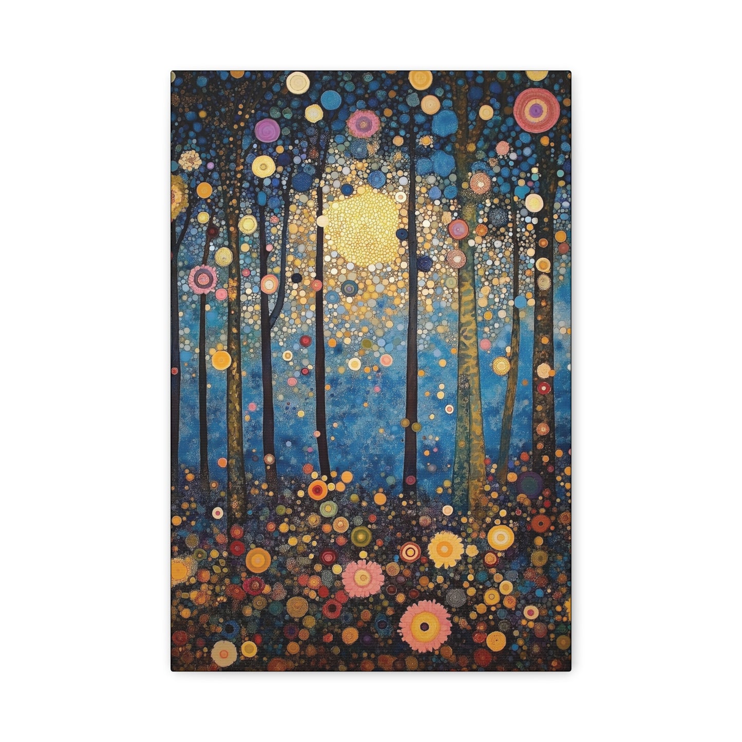 Moonlit Whimsy Mystical Forest Art Print