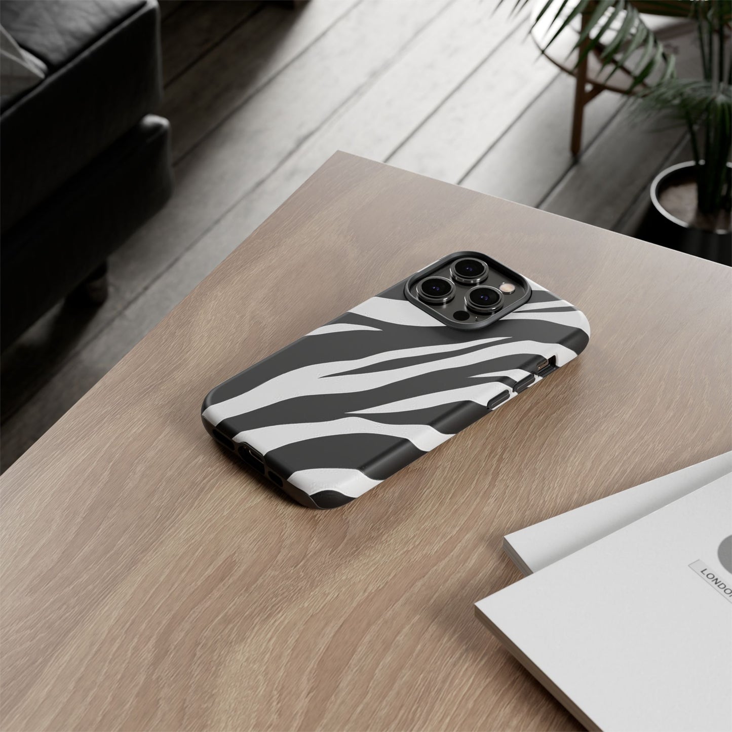 Bold Zebra Print Phone Case