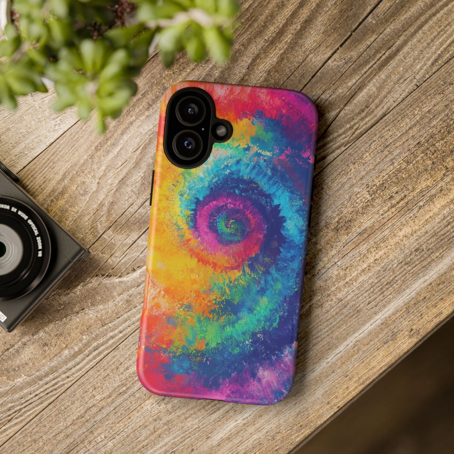 Psychedelic Tie-Dye Swirl Tough Phone Case