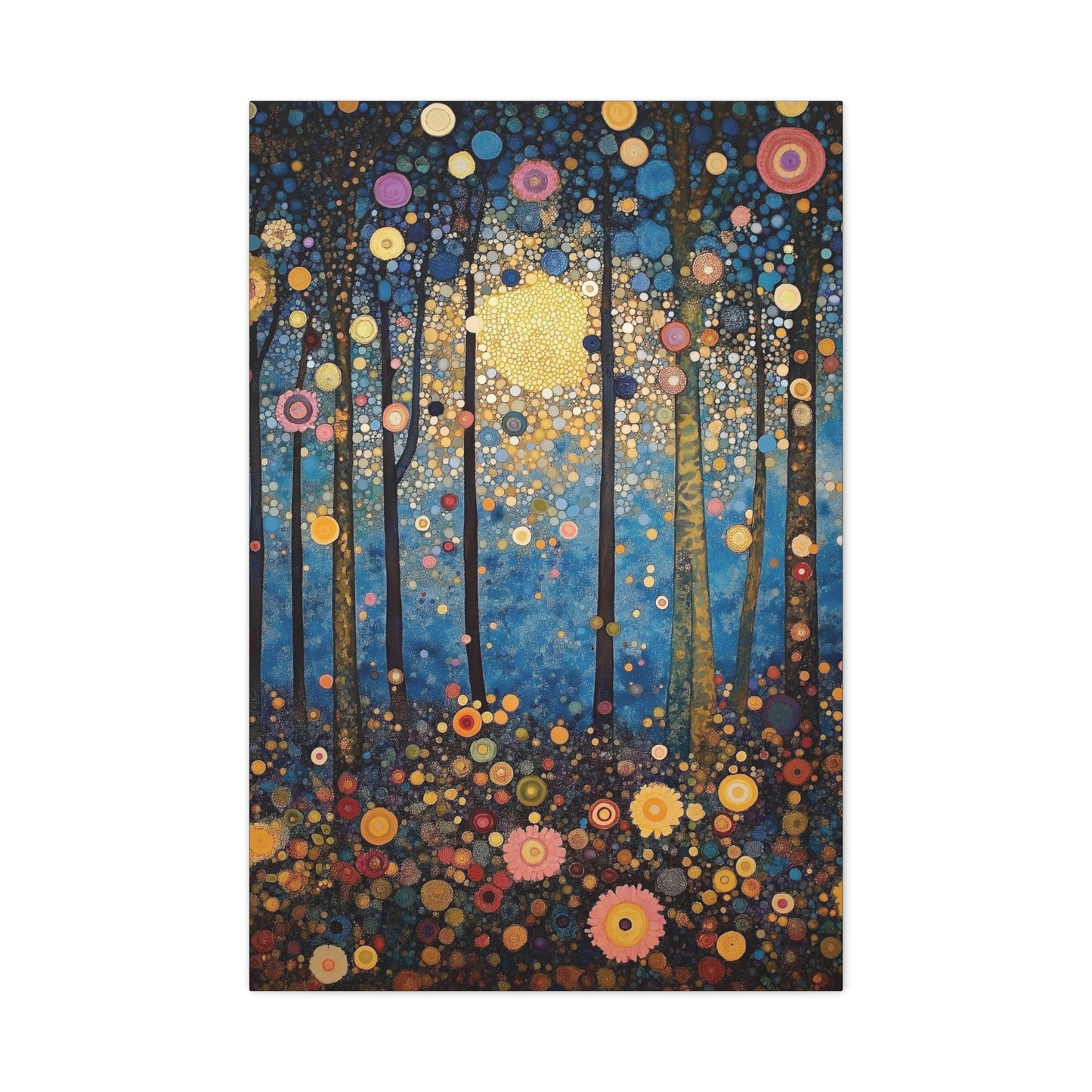 Moonlit Whimsy Mystical Forest Art Print