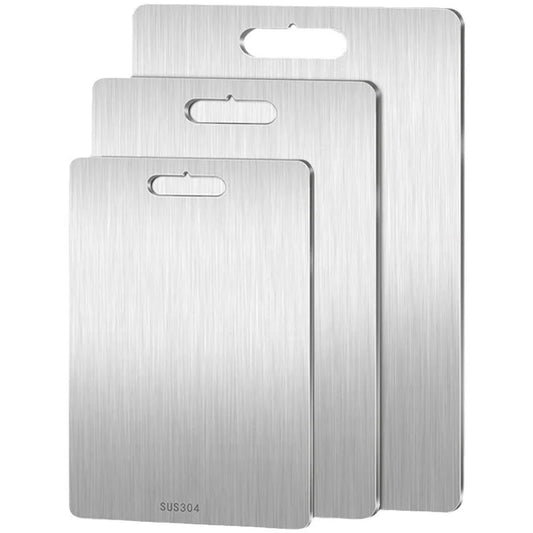 Stainless Steel Cutting Board – Thickened Double-Sided Design, Modern Kitchen Essential-6